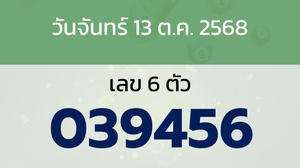 หวยลาว งวดวันจันทร์ 13 ตุลาคม 2568