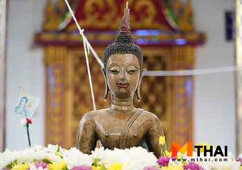 สักการะพระเจ้าฝนแสนห่า พระพุทธรูปศักดิ์สิทธิ์ วัดฝายหิน จ.พะเยา