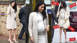 หมดสต๊อกอีกแล้ว ดัชเชสเมแกน ใส่อะไรก็ปัง ชุดคลุมท้องแบรนด์ดัง ราคาขึ้น 6 เท่า