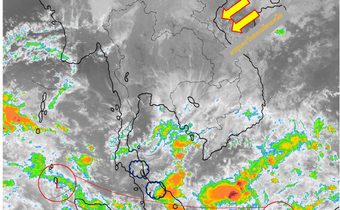 ภาคใต้ฝนลดลง – ประเทศไทยตอนบนมีอากาศเย็น