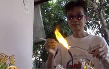 สุดทึ่ง!! หนุ่มเป่าแก้วมือ 1 ของจ.พะเยา
