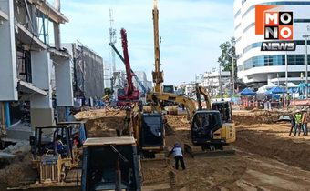 รฟม. ถมทรายกว่า 8,200 ลบ.ม. เร่งซ่อมถนนทรุดหน้า รพ.วชิรพยาบาล เตรียมเข้าสู่ขั้นตอนถมหินคลุก