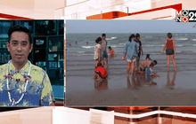 ทะเล จ.ประจวบคีรีขันธ์ คึกคักช่วงสงกรานต์