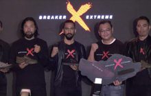 เบรกเกอร์ จัดงานเปิดตัวรองเท้าผ้าใบซีรีส์ใหม่ “Breaker X”