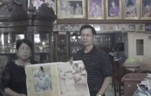 ชาวบ้านหนองขาม สะสมพระบรมฉายาลักษณ์กว่าหมื่นรูป