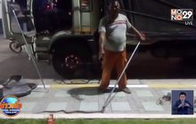 งูเลื้อยเข้ารถบรรทุกฝังตัวใต้เบาะคนขับ แจ้งกู้ภัยช่วยเหลือ