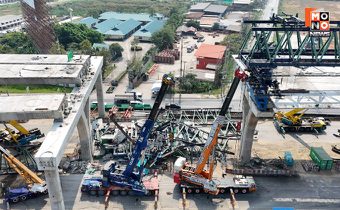 ทล. ผนึกกำลัง วสท. รื้อย้ายโครงสร้างเหล็ก LG จุดเกิดเหตุพระราม 2 ย้ำความปลอดภัยสูงสุดทุกขั้นตอน