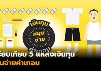 เปรียบเทียบ 5 แหล่งเงินทุน หมุนจ่ายค่าเทอม