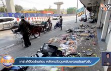 โชคดีปิดร้านก่อน หลังคนขับวูบหลับพุ่งชนร้านพังยับ