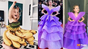 เมื่อแม่จับลูกสาวตัวน้อย แต่งตัวเลียนแบบคนดัง ความน่ารักจึงบังเกิด