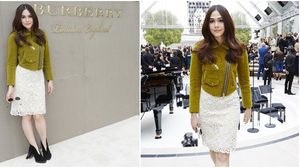 สวยเจิด! ชมพู่ อารยา ในแฟชั่นโชว์เบอร์เบอรี่ ณ กรุงลอนดอน
