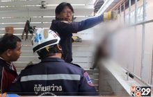 ช่วยเหลือแมวถูกรั้วเหล็กเสียบทะลุขา