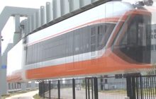 จีนทดสอบรถไฟลอยฟ้าความเร็วสูง