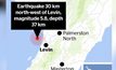 แผ่นดินไหวขนาด 5.8 เขย่านิวซีแลนด์