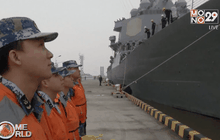 เรือพิฆาตสหรัฐฯ เทียบท่าที่จีน