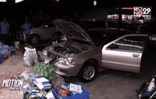 รถยนต์ชนร้านสะดวกซื้อย่านลาดพร้าว