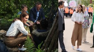 เจ้าหญิงก็ใส่ของถูกได้! เคท มิดเดิลตัน ใส่ รองเท้าผ้าใบ สุดชิคลุยงานจัดสวน