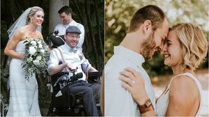 ซาบซึ้งกินใจ “เจ้าสาวใจนางฟ้า” แต่งงานกับ “หนุ่มอัมพาต” สัญญาจะดูแลตลอดไป