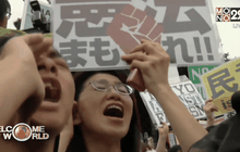 ประท้วงกฎหมายมั่นคงในญี่ปุ่น