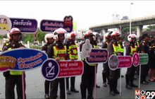 ชะลอจับปรับนั่งท้ายกระบะ-แคป ช่วงสงกรานต์