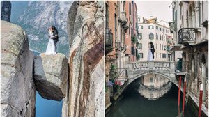 โคตรคูล! คู่รัก ถ่ายรูปแต่งงาน ด้วยตัวเอง ใน 11 ประเทศทั่วโลก ใช้งบจิ๊บๆ 4 หมื่น