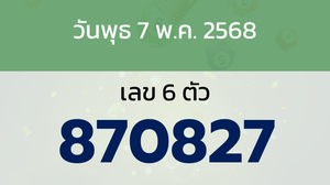 หวยลาว งวดวันพุธ 7 พฤษภาคม 2568