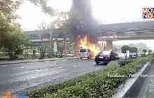 ไฟไหม้รถหรู สามี “โบ ชญาดา”