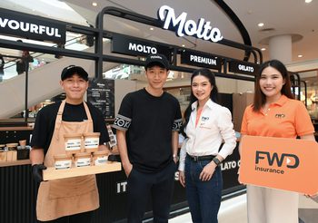 FWD ประกันชีวิต จับมือ Molto สร้าง Brand Experience สุดปัง พร้อมชวนลิ้มลองไอศกรีมรสชาติพิเศษ Som Jeed & Choc Chip ถึงสิ้นเดือนมี.ค.นี้
