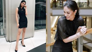 เสื้อสีดำเท่คลาสสิค แต่งยังไงก็ดูดีได้ แบบ น้ำตาล ชลิตา