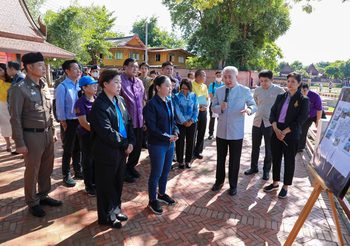 “รมว.สุดาวรรณ” ลงพื้นที่ติดตามมาตรการป้องกันน้ำท่วมโบราณสถาน มรดกโลกนครประวัติศาสตร์พระนครศรีอยุธยา