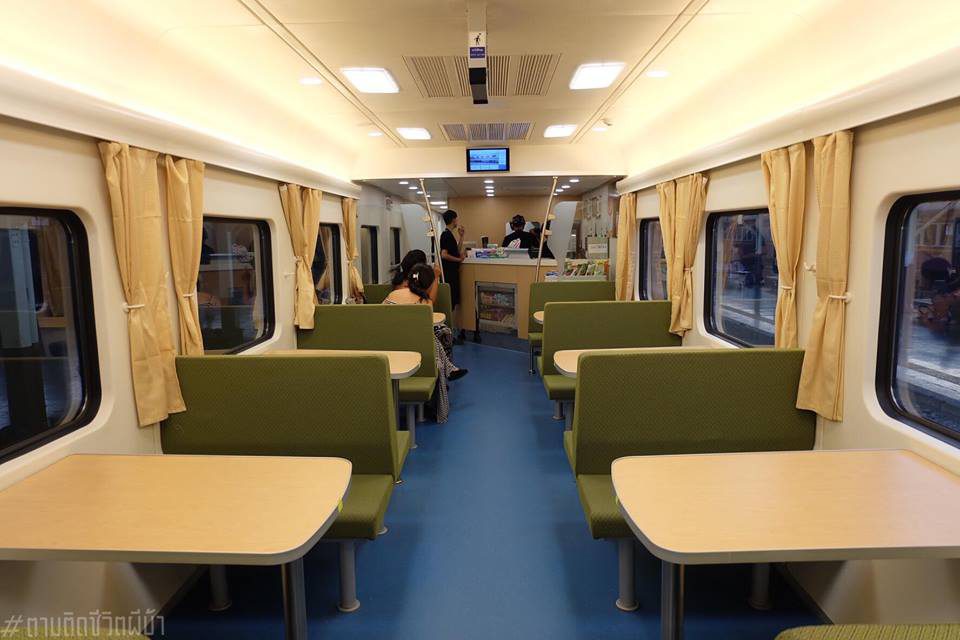 ตู้เสบียง รีวิวรถไฟรุ่นใหม่ ขบวนชั้น 2 กรุงเทพฯ-เชียงใหม่