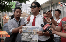 กลุ่ม นศ.พบตำรวจหลังถูกออกหมายจับกรณีเคลื่อนไหว