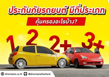 เช็คให้ชัวร์ก่อนซื้อ! ประกันรถยนต์มีกี่ประเภท คุ้มครองอะไรบ้าง?