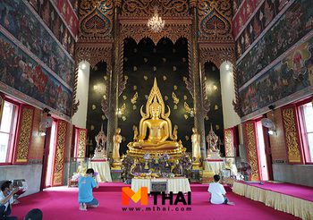 กราบพระพุทธชินราชจำลอง วัดพุทธบูชา กรุงเทพฯ