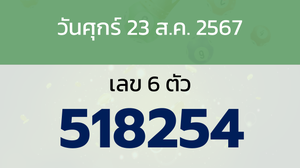 หวยลาว งวดวันศุกร์ 23 สิงหาคม 2567