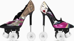 รองเท้าสเก็ตส้นสูง แฟชั่นแซ่บๆ จาก Saint Laurent ทุกย่างก้าวต้องถูกจับจ้อง