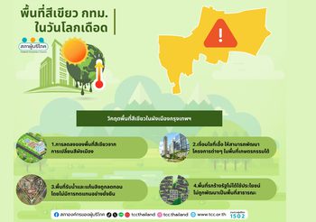สภาองค์กรของผู้บริโภคเรียกร้องการจัดการพื้นที่สีเขียวอย่างยั่งยืน เนื่องในวันลดโลกร้อน