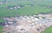 ​ภาพนาทีเกิดเหตุโรงงานพลุระเบิดในจีน