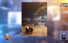 โซเชียลฯ ตำหนิวัยรุ่นไม่หวั่นโควิด-19 สังสรรค์ริมหาดบางแสน