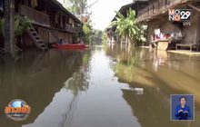 น้ำท่วมชุมชนตลาดเก่าปราจีนบุรีเริ่มเหม็นเน่า