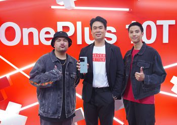 OnePlus ชวน โอ๊ต-แบงค์ โชว์ทดสอบสมาร์ทโฟนเรือธงในงาน OnePlus 10T 5G Pop-up Event