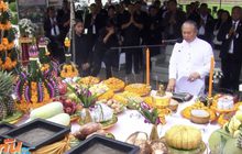 บวงสรวงจัดสร้างแปลงนาข้าว ประกอบพระเมรุมาศ