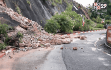 ดินถล่มใกล้ศาลกรมหลวงชุมพรฯ