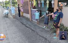 ร้องทุกข์ เทศบาลทำถนนสูง เข้าออกลำบาก-น้ำไหลท่วม