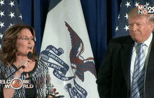 ซาราห์ พาลิน สนับสนุน โดนัลด์ ทรัมป์ ชิงผู้นำสหรัฐ