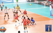 ลูกยางสาวไทยตบชนะเจ้าภาพ 3 เซตรวด