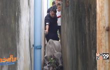 กู้ภัยช่วยวัวท้องติดซอกกำแพงปูน จ.ปทุมธานี