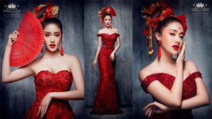 จากวรรณกรรมจีน สู่ ชุดแต่งงาน สีแดงเบอร์กันดี รับตรุษจีน