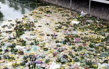 เจ้าหน้าที่เร่งเก็บขยะจากกระทงภาคอีสาน