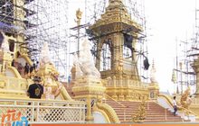 รองนายกฯ ตรวจความคืบหน้าเครื่องประกอบพระเมรุมาศ